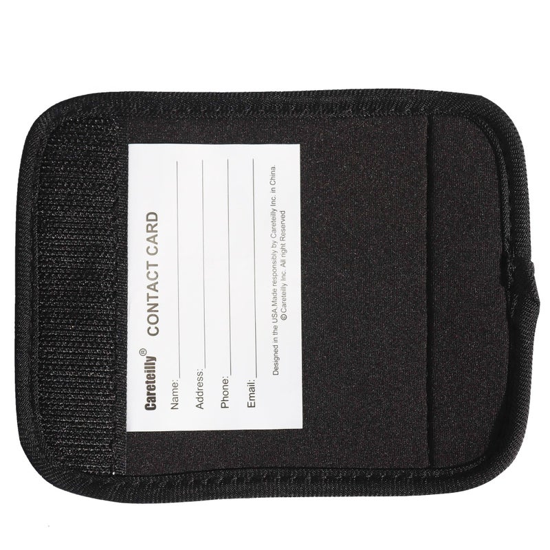 Careteilly Neoprene Luggage Handle Wrap Fluorescent Colors Luggage Identifiers/Tags/Marker(Blue) - Image 3
